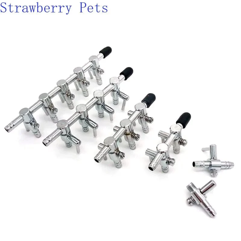 1 2 3 4 5 weg Aquarium Luft Splitter Ventil Fisch Tank Luftpumpe Flow Splitter Verteiler Pumpe Ventil Tap Hebel control Schalter Ventil
