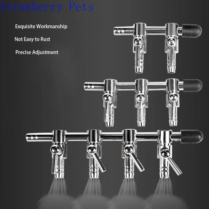 1 2 3 4 5 weg Aquarium Luft Splitter Ventil Fisch Tank Luftpumpe Flow Splitter Verteiler Pumpe Ventil Tap Hebel control Schalter Ventil