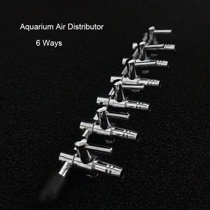 1 2 3 4 5 weg Aquarium Luft Splitter Ventil Fisch Tank Luftpumpe Flow Splitter Verteiler Pumpe Ventil Tap Hebel control Schalter Ventil