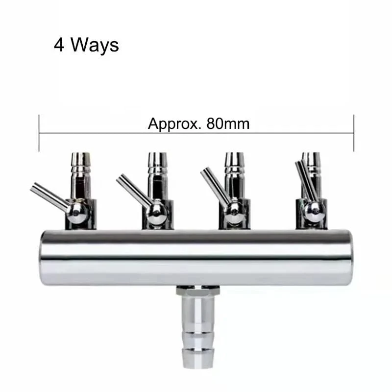 1 2 3 4 5 weg Aquarium Luft Splitter Ventil Fisch Tank Luftpumpe Flow Splitter Verteiler Pumpe Ventil Tap Hebel control Schalter Ventil