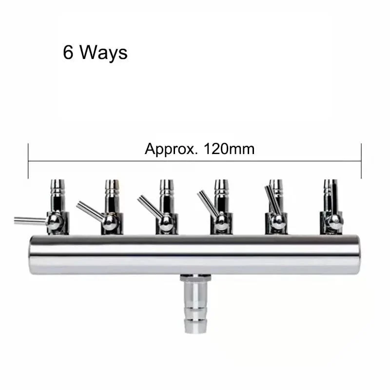 1 2 3 4 5 weg Aquarium Luft Splitter Ventil Fisch Tank Luftpumpe Flow Splitter Verteiler Pumpe Ventil Tap Hebel control Schalter Ventil