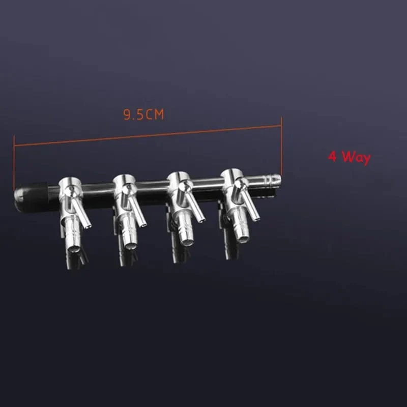 1 2 3 4 5 weg Aquarium Luft Splitter Ventil Fisch Tank Luftpumpe Flow Splitter Verteiler Pumpe Ventil Tap Hebel control Schalter Ventil
