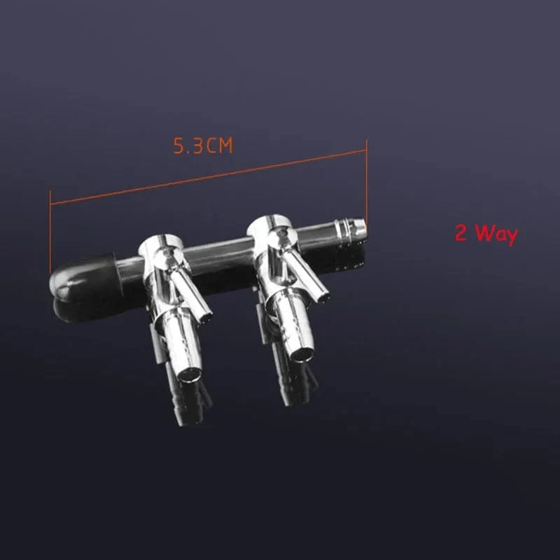 1 2 3 4 5 weg Aquarium Luft Splitter Ventil Fisch Tank Luftpumpe Flow Splitter Verteiler Pumpe Ventil Tap Hebel control Schalter Ventil