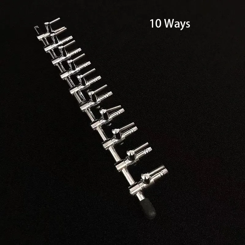 1 2 3 4 5 weg Aquarium Luft Splitter Ventil Fisch Tank Luftpumpe Flow Splitter Verteiler Pumpe Ventil Tap Hebel control Schalter Ventil