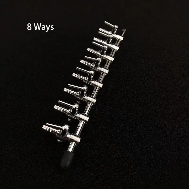 1 2 3 4 5 weg Aquarium Luft Splitter Ventil Fisch Tank Luftpumpe Flow Splitter Verteiler Pumpe Ventil Tap Hebel control Schalter Ventil