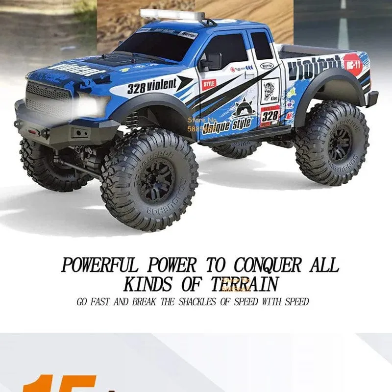 4WD 45 Grad Klettern RC Off-Road Crawler 2.4G 4WD 1/10 Professioneller großer RC Truck Einzelradaufhängung RC Racing Drift Car
