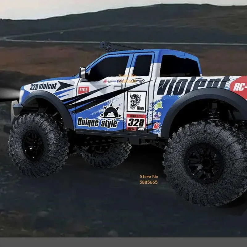 4WD 45 Grad Klettern RC Off-Road Crawler 2.4G 4WD 1/10 Professioneller großer RC Truck Einzelradaufhängung RC Racing Drift Car