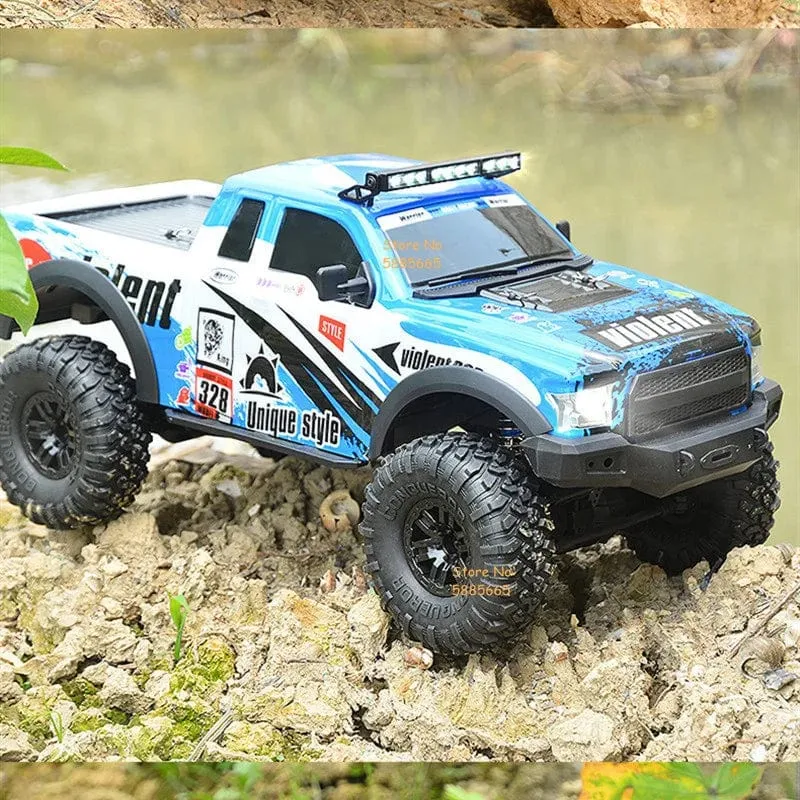 4WD 45 Grad Klettern RC Off-Road Crawler 2.4G 4WD 1/10 Professioneller großer RC Truck Einzelradaufhängung RC Racing Drift Car