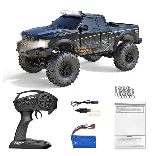 4WD 45 Grad Klettern RC Off-Road Crawler 2.4G 4WD 1/10 Professioneller großer RC Truck Einzelradaufhängung RC Racing Drift Car