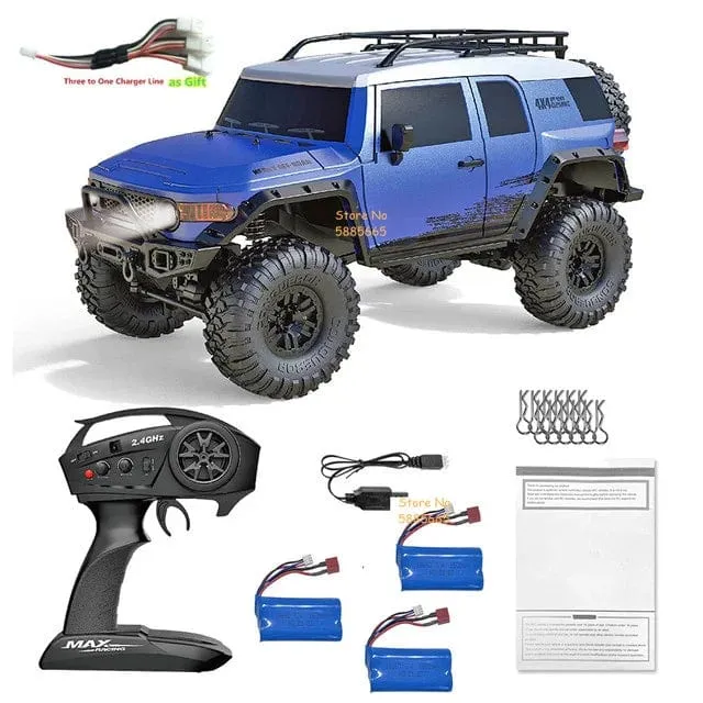 4WD 45 Grad Klettern RC Off-Road Crawler 2.4G 4WD 1/10 Professioneller großer RC Truck Einzelradaufhängung RC Racing Drift Car
