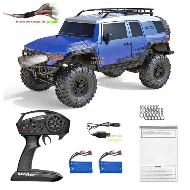 4WD 45 Grad Klettern RC Off-Road Crawler 2.4G 4WD 1/10 Professioneller großer RC Truck Einzelradaufhängung RC Racing Drift Car