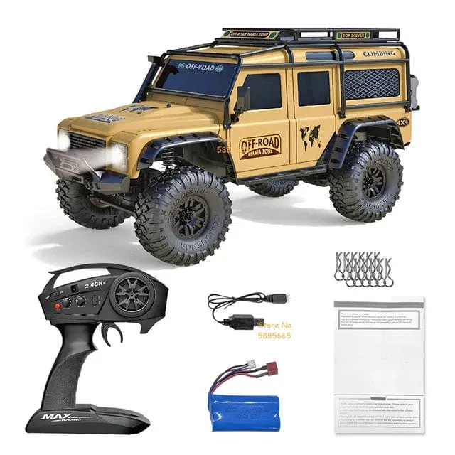 4WD 45 Grad Klettern RC Off-Road Crawler 2.4G 4WD 1/10 Professioneller großer RC Truck Einzelradaufhängung RC Racing Drift Car