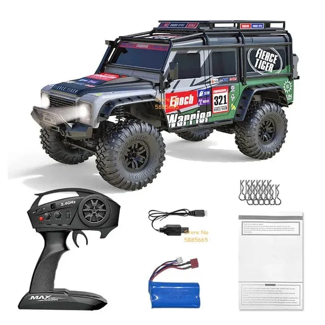 4WD 45 Grad Klettern RC Off-Road Crawler 2.4G 4WD 1/10 Professioneller großer RC Truck Einzelradaufhängung RC Racing Drift Car