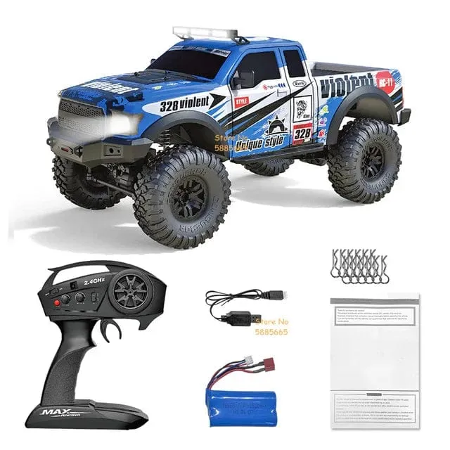 4WD 45 Grad Klettern RC Off-Road Crawler 2.4G 4WD 1/10 Professioneller großer RC Truck Einzelradaufhängung RC Racing Drift Car