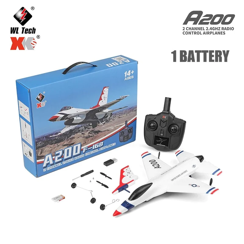 Wltoys A290 F16 3CH RC Flugzeug 2.4G Fernbedienung Starrflügel Drohne A200 RC Airctaft Landung Segelflugzeug Flugzeuge Modell schaum Spielzeug Junge