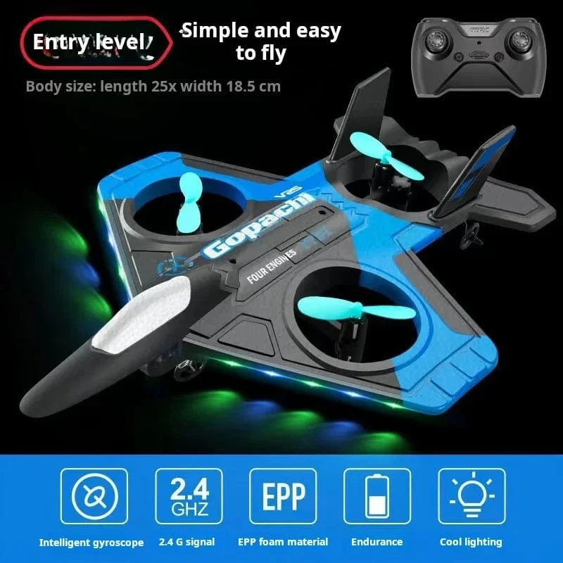 Kostenloser versand V17 Professionelle RC Flugzeug Drone 2.4G Schwerkraft Induktion RC Flugzeug Segelflugzeug Flugzeug EPP Schaum Junge Spielzeug Kinder geschenk