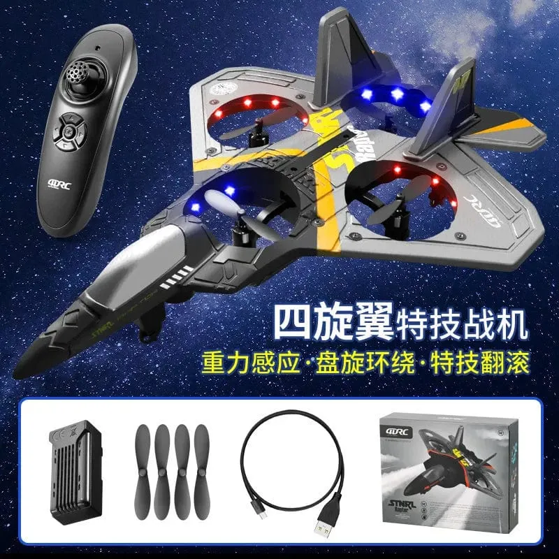 Kostenloser versand V17 Professionelle RC Flugzeug Drone 2.4G Schwerkraft Induktion RC Flugzeug Segelflugzeug Flugzeug EPP Schaum Junge Spielzeug Kinder geschenk