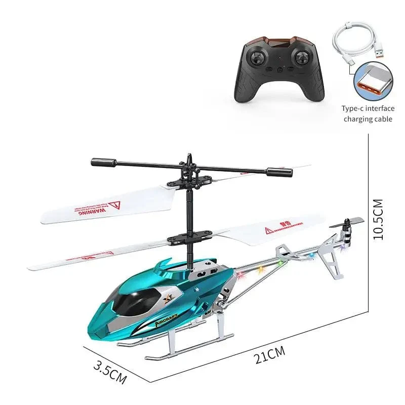 RC Hubschrauber 2.4 GHz 3.5 Kanal Luftdruck Konstante Höhe Licht Fernbedienung Simulierte Hubschrauber Spielzeug Geschenk für Kinder