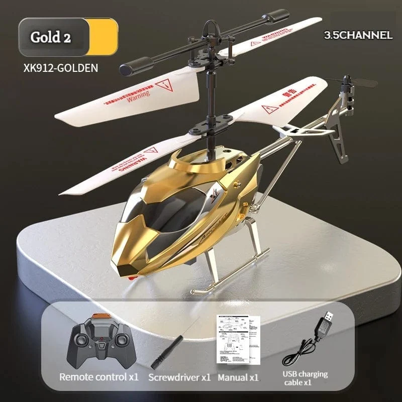 RC Hubschrauber 2.4 GHz 3.5 Kanal Luftdruck Konstante Höhe Licht Fernbedienung Simulierte Hubschrauber Spielzeug Geschenk für Kinder