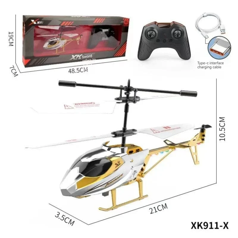 RC Hubschrauber 2.4 GHz 3.5 Kanal Luftdruck Konstante Höhe Licht Fernbedienung Simulierte Hubschrauber Spielzeug Geschenk für Kinder