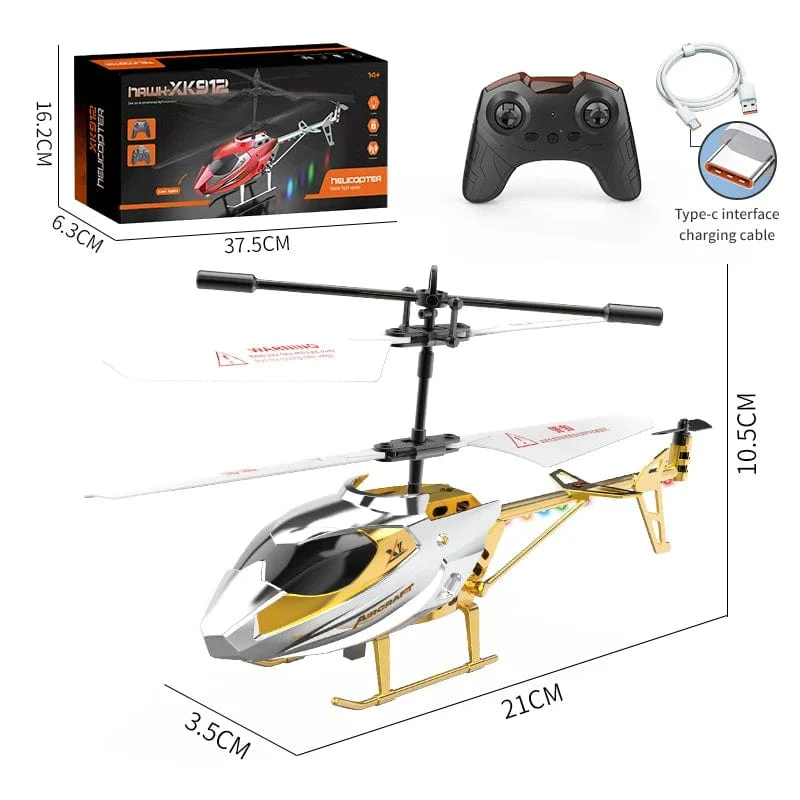 RC Hubschrauber 2.4 GHz 3.5 Kanal Luftdruck Konstante Höhe Licht Fernbedienung Simulierte Hubschrauber Spielzeug Geschenk für Kinder
