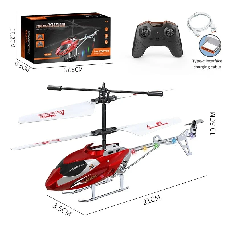 RC Hubschrauber 2.4 GHz 3.5 Kanal Luftdruck Konstante Höhe Licht Fernbedienung Simulierte Hubschrauber Spielzeug Geschenk für Kinder
