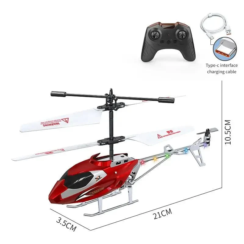 RC Hubschrauber 2.4 GHz 3.5 Kanal Luftdruck Konstante Höhe Licht Fernbedienung Simulierte Hubschrauber Spielzeug Geschenk für Kinder