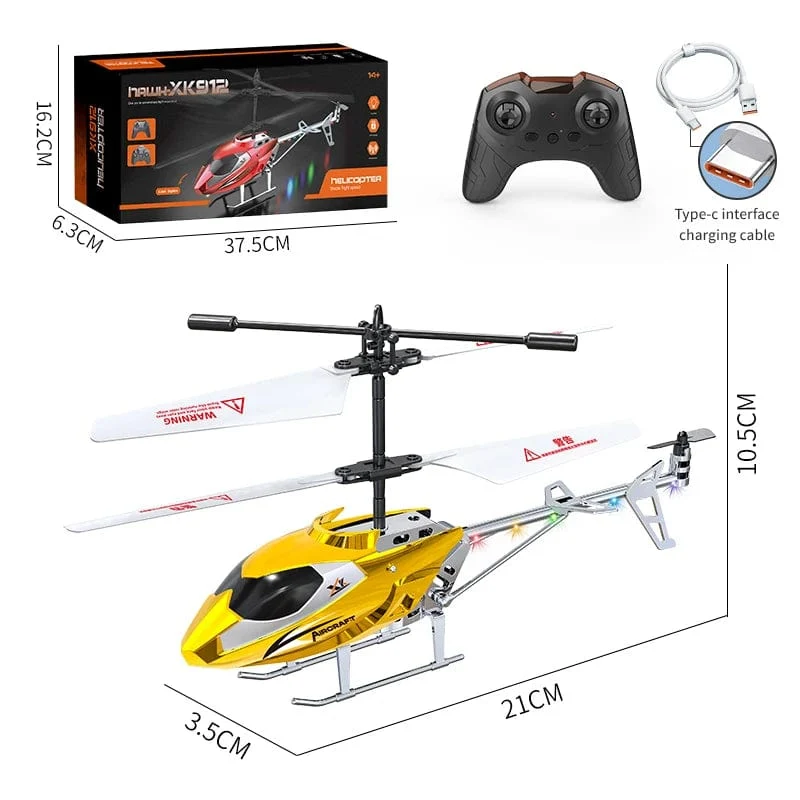RC Hubschrauber 2.4 GHz 3.5 Kanal Luftdruck Konstante Höhe Licht Fernbedienung Simulierte Hubschrauber Spielzeug Geschenk für Kinder