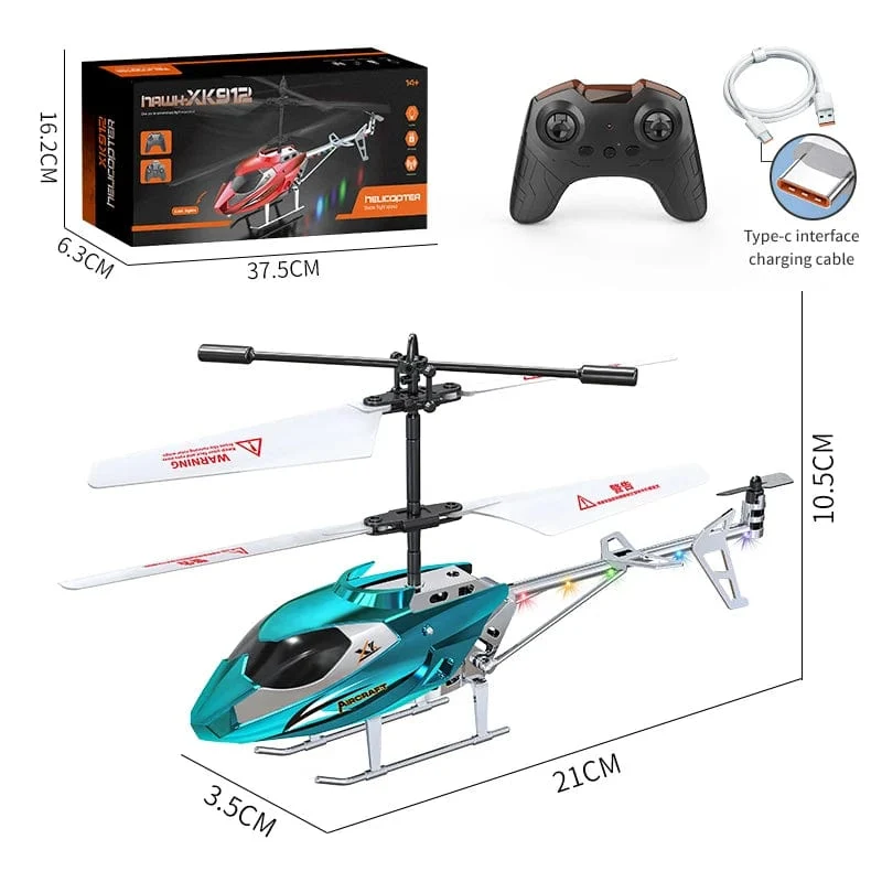 RC Hubschrauber 2.4 GHz 3.5 Kanal Luftdruck Konstante Höhe Licht Fernbedienung Simulierte Hubschrauber Spielzeug Geschenk für Kinder