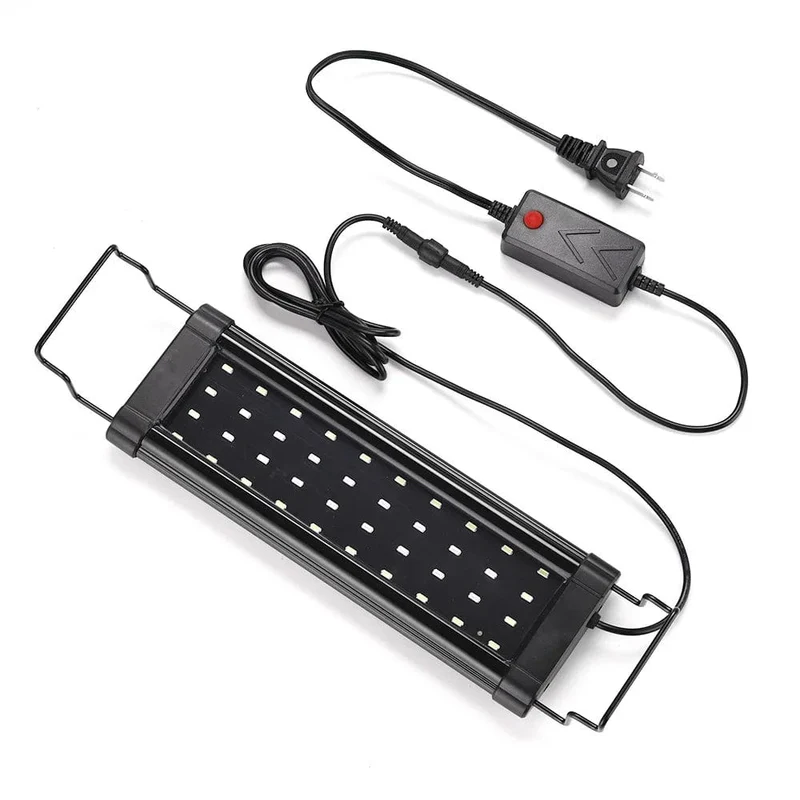 Aquarium LED-Licht Super Slim Fisch Tank Wasserpflanze wachsen Beleuchtung wasserdichte helle Clip-Lampe RGB LED 31-120cm für Fisch Tank