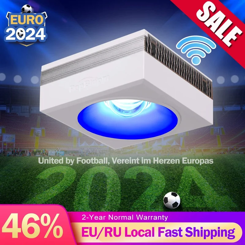 PopBloom RL90 WiFi Led Aquarium Licht Riff Licht Aquarium Tank Salzwasser Korallenriff Wachsen Meerwasser Marine Aquarium Tank Lampe