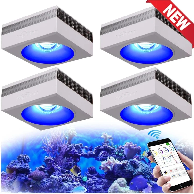 PopBloom RL90 WiFi Led Aquarium Licht Riff Licht Aquarium Tank Salzwasser Korallenriff Wachsen Meerwasser Marine Aquarium Tank Lampe