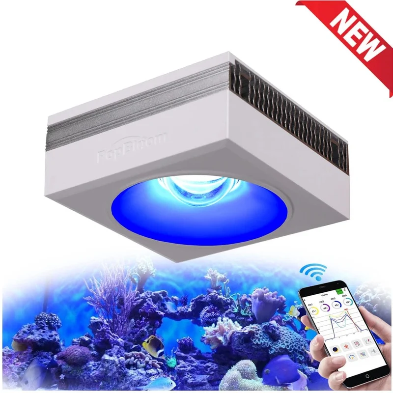 PopBloom RL90 WiFi Led Aquarium Licht Riff Licht Aquarium Tank Salzwasser Korallenriff Wachsen Meerwasser Marine Aquarium Tank Lampe