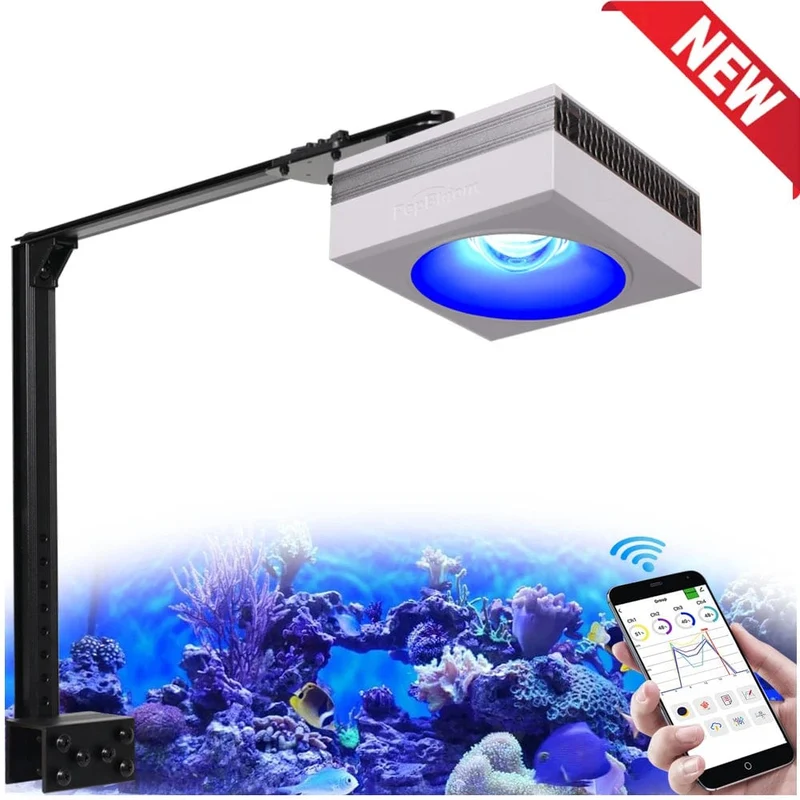 PopBloom RL90 WiFi Led Aquarium Licht Riff Licht Aquarium Tank Salzwasser Korallenriff Wachsen Meerwasser Marine Aquarium Tank Lampe