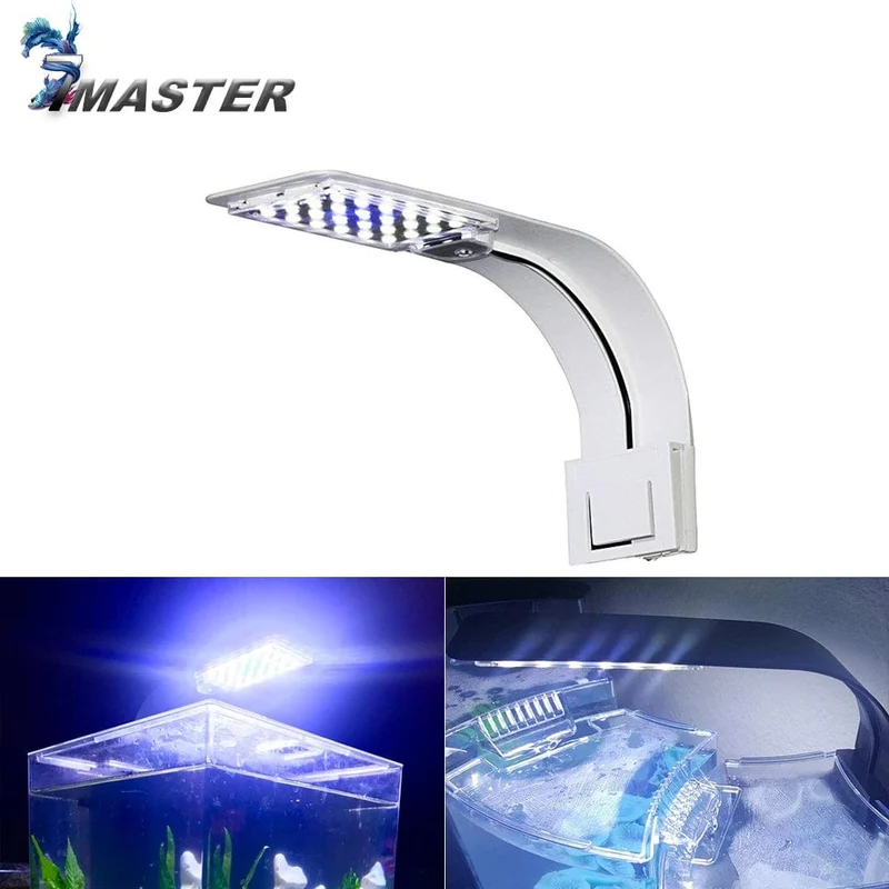 Super Slim LED Aquarium Licht Beleuchtung Pflanzen Wachsen Licht 5W/10W/15W Wasserpflanze Beleuchtung wasserdichte Clip-on Lampe Für Aquarium