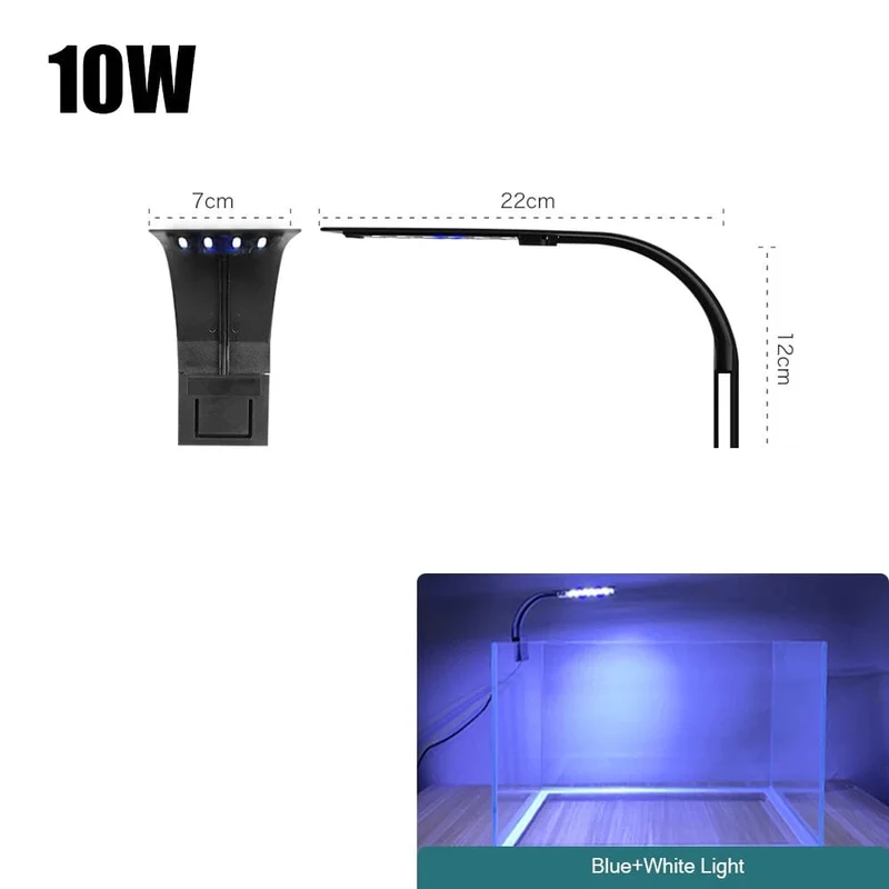 Super Slim LED Aquarium Licht Beleuchtung Pflanzen Wachsen Licht 5W/10W/15W Wasserpflanze Beleuchtung wasserdichte Clip-on Lampe Für Aquarium