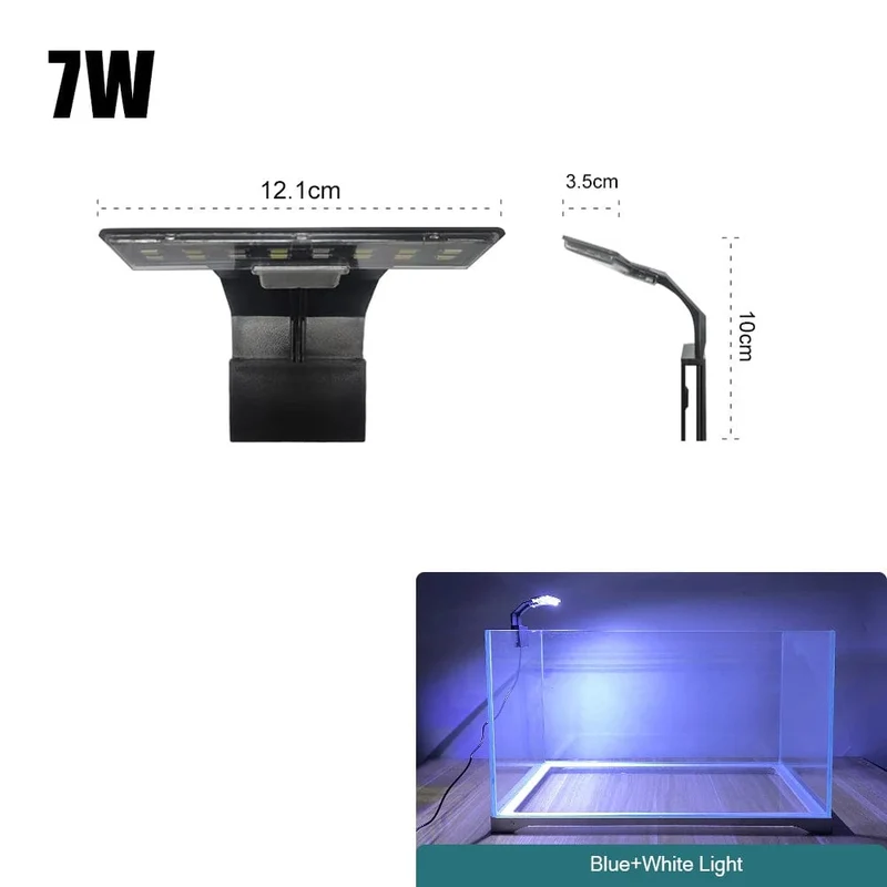 Super Slim LED Aquarium Licht Beleuchtung Pflanzen Wachsen Licht 5W/10W/15W Wasserpflanze Beleuchtung wasserdichte Clip-on Lampe Für Aquarium
