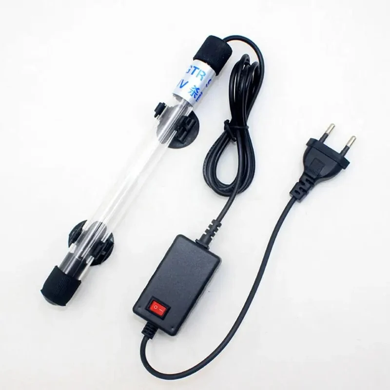 UV-Sterilisatorlampe für Aquarien, Wasserreiniger, Algenentfernung, Aquarium, Teich, Fischtank, Filter, Klärer, Licht, Korallenriff, Licht, Lampe, 5 W