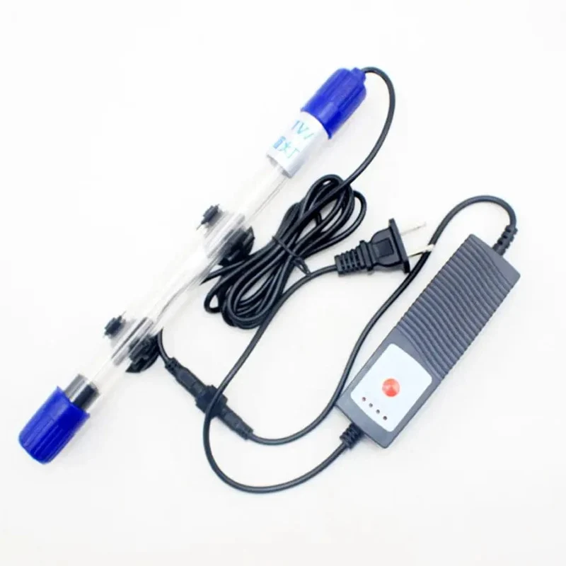 UV-Sterilisatorlampe für Aquarien, Wasserreiniger, Algenentfernung, Aquarium, Teich, Fischtank, Filter, Klärer, Licht, Korallenriff, Licht, Lampe, 5 W
