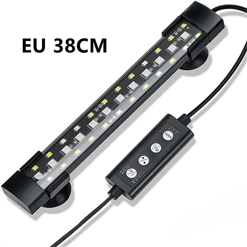 Fullgain Aquariumlicht, 24/7 wasserdicht, Vollspektrum-Aqualampe, Süßwasser-WRGB-LED-Aquariumlicht, Pflanzenwachstumsbeleuchtung