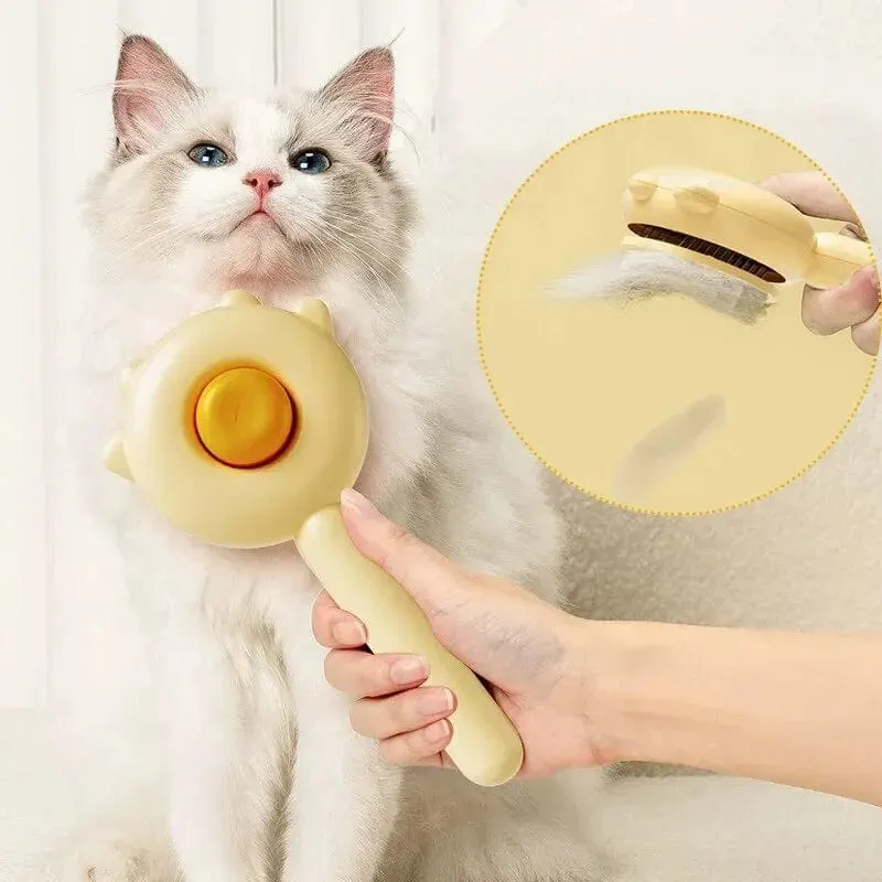 Pet Kamm One-Key-Haar Entfernung Reinigung Pinsel Magische Massage Pflege Nadel Scratcher Für Katze Hund Reinigung Pflege Liefert