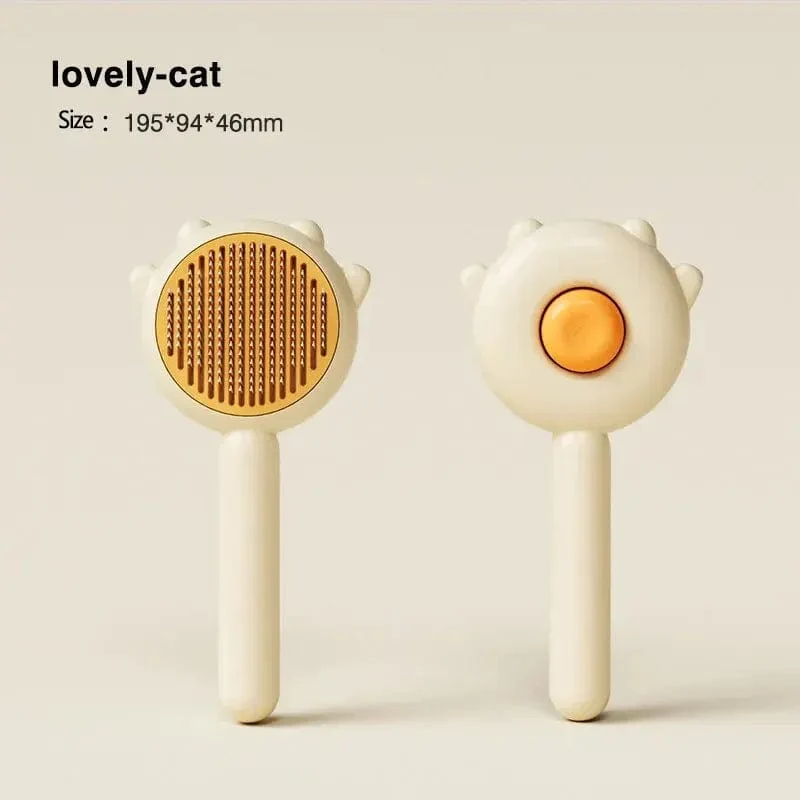 Pet Kamm One-Key-Haar Entfernung Reinigung Pinsel Magische Massage Pflege Nadel Scratcher Für Katze Hund Reinigung Pflege Liefert