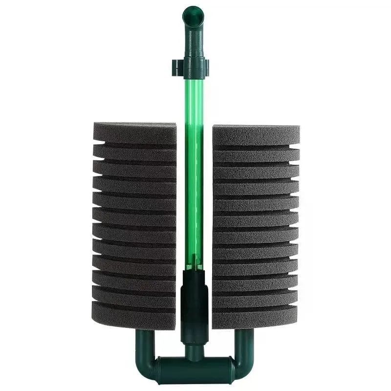 Neuer Bio-Schwammfilter für Aquarium, Garnelenteich, Luftpumpe, biochemische Filtration, geräuschloser Schaum, Aquarium-Zubehör