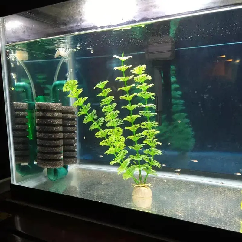 Neuer Bio-Schwammfilter für Aquarium, Garnelenteich, Luftpumpe, biochemische Filtration, geräuschloser Schaum, Aquarium-Zubehör