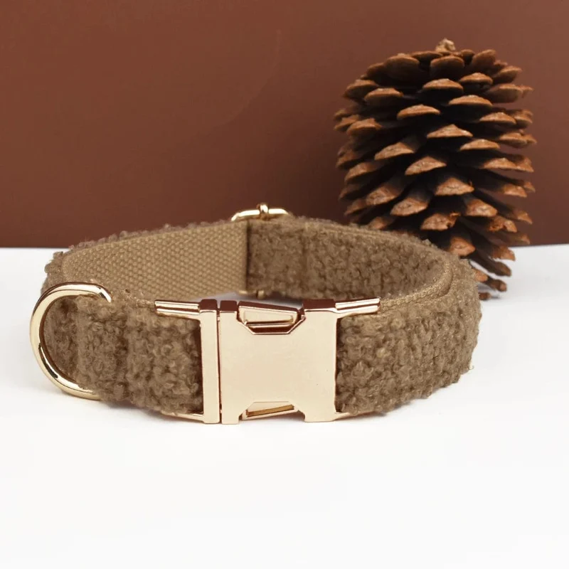Luxuriöses personalisiertes Hundehalsband-Geschirr-Leine-Set individuell, individuelles Logo abnehmbares Hundehalsband mit Fliege, Hundehalsband-Leine diy