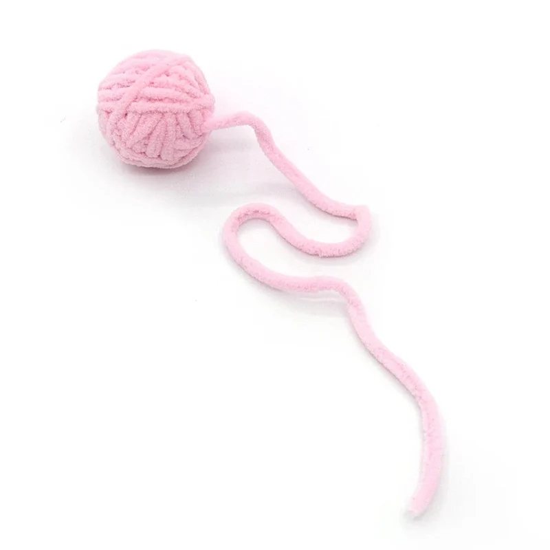 Lustiges Katzenspielzeug, bunte Garnbälle mit Glöckchen, interaktives Kauspielzeug für Kätzchen, ausgestopftes Jagdspielzeug, Ball, Heimtierbedarf