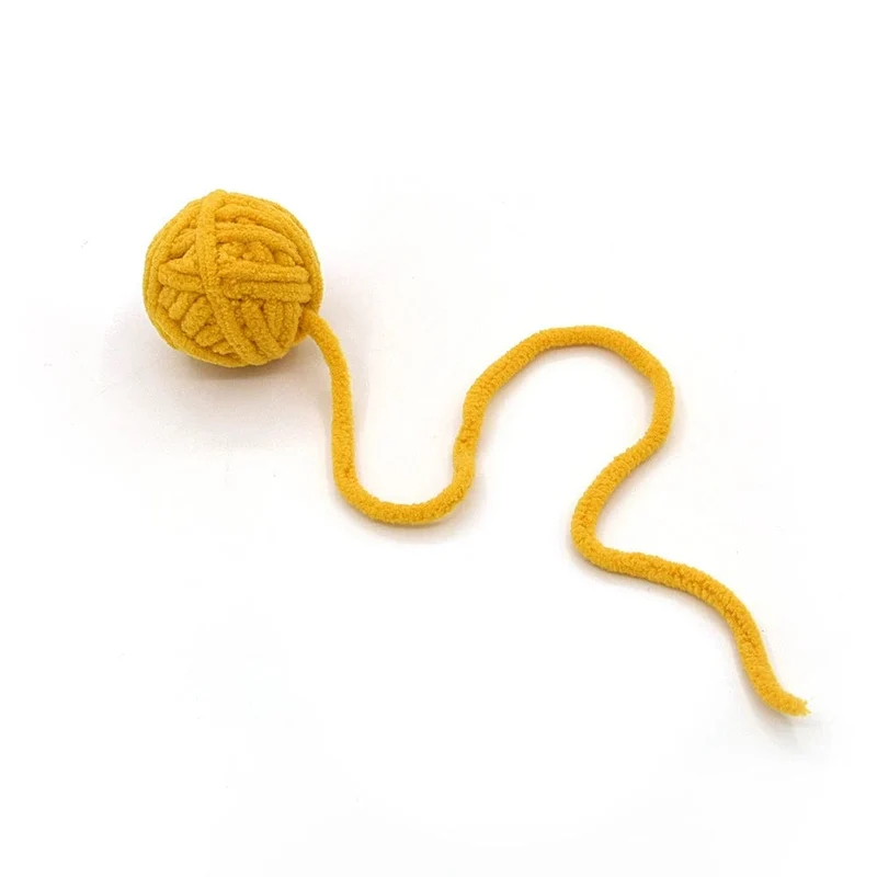 Lustiges Katzenspielzeug, bunte Garnbälle mit Glöckchen, interaktives Kauspielzeug für Kätzchen, ausgestopftes Jagdspielzeug, Ball, Heimtierbedarf