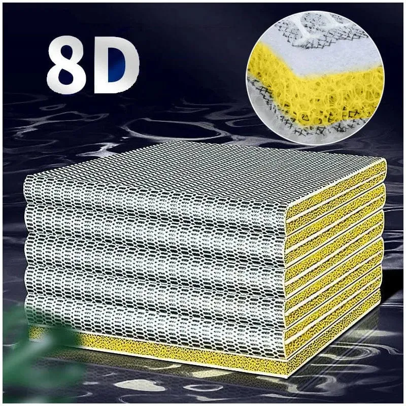 8D Aquarium Filterschwamm Fisch Tank Filtermedium Kein Kleber Schaum Biochemischer Schwamm Bio Baumwolle Skimmer Zubehör Wasserfiltration