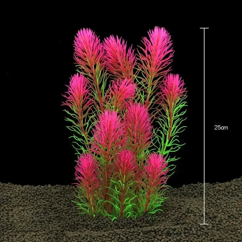 Aquarium Wasser Pflanzen Dekoration Aquarium Dekor Wasserpflanzen Unterwasser Kunststoff Kunstrasen Zubehör Heimtierbedarf Hause