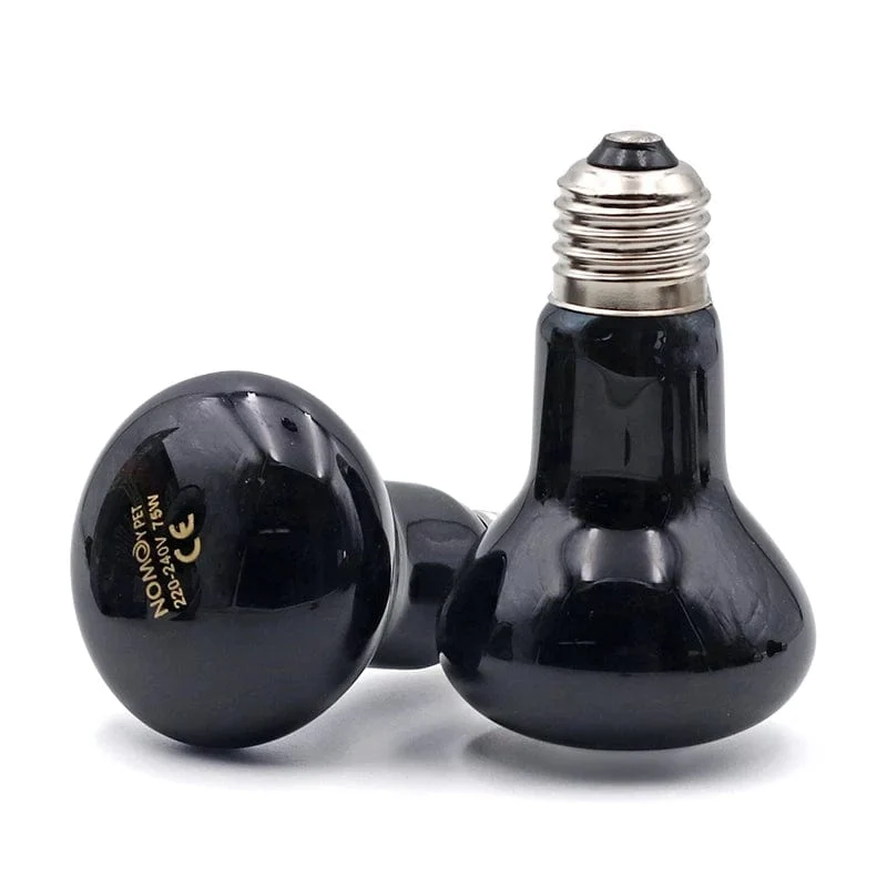 Haustier-Heizlampe E27 Nachtlampe für Amphibienschlangenlampe Wärme Reptilienbirne UV-Licht 25W 50W 75W 100W AC220-240V